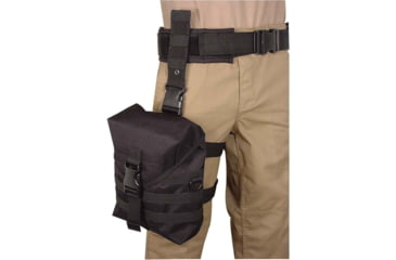 Image of Voodoo Tactical Drop Leg Gas Mask Hip Platform, Black, 15-8179001000