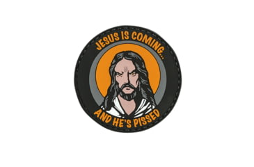 Image of Voodoo Tactical Jesus Is Coming And He's Pissed Rubber Patch, 2.5in, 2.5in, 07-0814000000