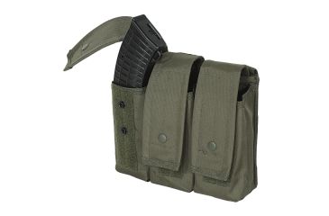 Image of Voodoo Tactical M-4/AK47 Mag Pouch - Triple, Olive Drab - 20-817504000
