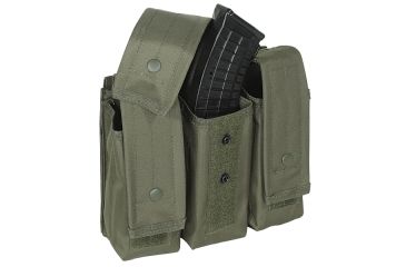 Image of Voodoo Tactical M-4/AK47 Mag Pouch - Triple, Olive Drab - 20-817504000