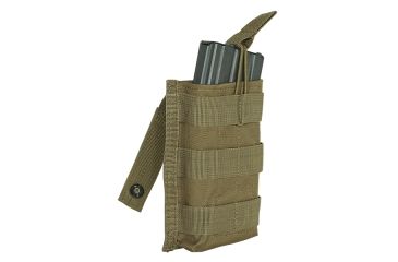Image of Voodoo Tactical M4/M16 Open Top Mag Pouch W/ Bungee System - Single, Coyote - 20-858407000