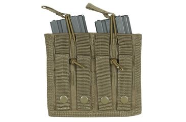 Image of Voodoo Tactical M4/M16 Open Top Mag Pouch W/ Bungee System - Double, Coyote - 20-858507000