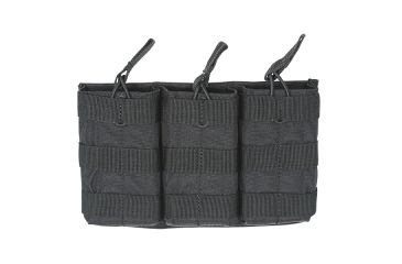 Image of Voodoo Tactical M4/M16 Open Top Mag Pouch W/ Bungee System - Triple, Black, 20-8180001000