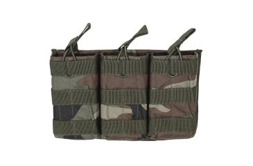 Image of Voodoo Tactical M4/M16 Open Top Mag Pouch W/ Bungee System - Single, Woodland Camo, 20-8180005000