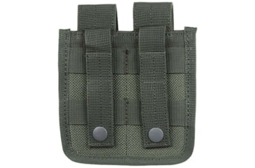 Image of Voodoo Tactical Molded Pistol Mag Pouch - Double, Olive Drab, DOUBLE, 20-0300004000
