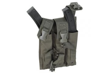 Image of Voodoo Tactical MP5 Mag Pouch - Double, Olive Drab 20-933904000