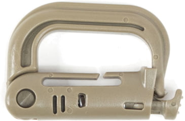 Image of Voodoo Tactical Polycarbonate Carabiner, Coyote, 02-2291007000