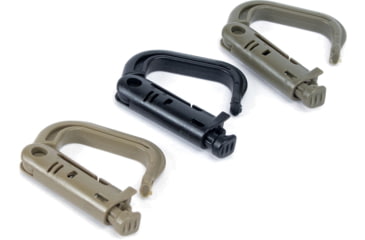 Image of Voodoo Tactical Polycarbonate Carabiner, Coyote, 02-2291007000