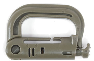 Image of Voodoo Tactical Polycarbonate Carabiner, OD Green, 02-2291004000