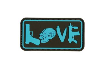 Image of Voodoo Tactical Tactical Love Patch, Turquoise, 07-0905000000