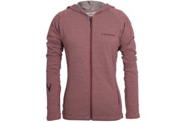 Image of Voormi Confluence Hoodie - Women's-Cranberry-X-Small