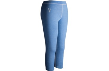Image of Voormi Thermal ll 3/4 Baselayer Bottoms - Women's-Bluebird-Regular Inseam-Large