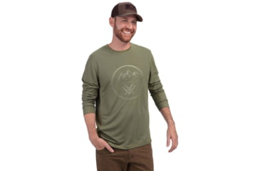 Image of Vortex 3 Peaks LS Performance Grid Shirt - Mens, Deep Lichen, XL, 222-60-DBAXL