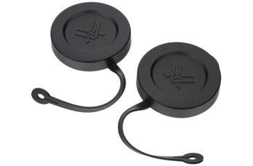 Image of Vortex 50mm Tethered Lens Caps, for Crossfire Binocular, Black CAP-CF50