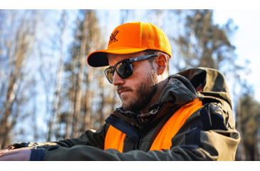 Image of Vortex Banshee Sunglasses, Black/Amber, Gold Mirror, EBA-BKA-GL