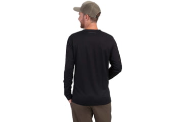 Image of Vortex Core Logo LS Performance Grid Shirt - Mens, Black, 2XL, 222-43-BLK2X