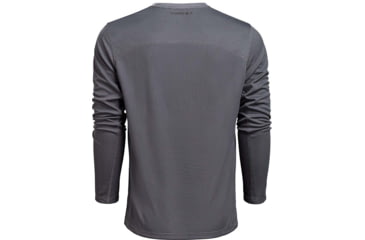 Image of Vortex Core Logo LS Performance Grid Shirt - Mens, Turbulence, XL, 222-43-TRBXL