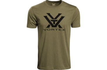 Image of Vortex Core Logo Short Sleeve T-Shirt - Mens, Military Heather, Medium, 120-16-MIHM