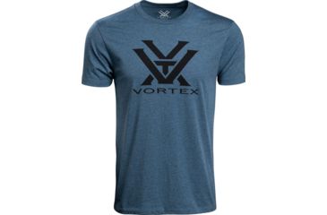 Image of Vortex Core Logo Short Sleeve T-Shirt - Mens, Steel Blue Heather, Extra Large, 120-16-SBHXL