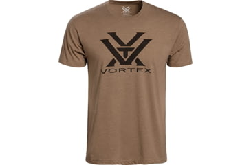 Image of Vortex Core Logo Short Sleeve T-Shirts - Mens, Coyote Heather, L, 120-16-CHEL
