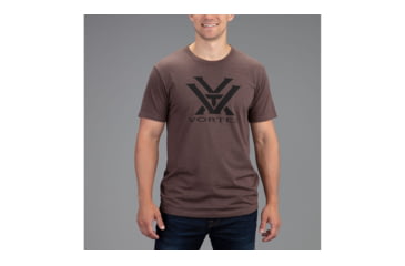 Image of Vortex Core Logo T-Shirt - Mens, Brown Heather, Medium, 120-16-BRHM