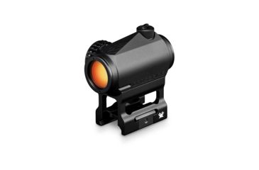Image of Vortex Crossfire II 2 MOA Reflex Red Dot Sight, 1x22mm, Red Dot Reticle, Anodized Matte, Black, CF-RD2