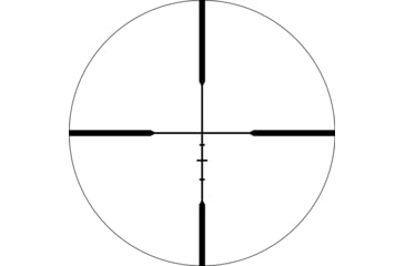 Image of Vortex Crossfire II Straight-Wall 3-9x50 mm Rifle Scope, 1 in Tube, Second Focal Plane, Black, Anodized, Non-Illuminated Straight-Wall BDC Reticle, MOA Adjustment, CF2-31011SW