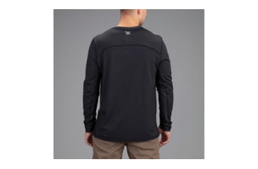 Image of Vortex Day Rucker Performance Long Sleeve - Mens, Black Heather, Extra Large, 220-24-BLHXL