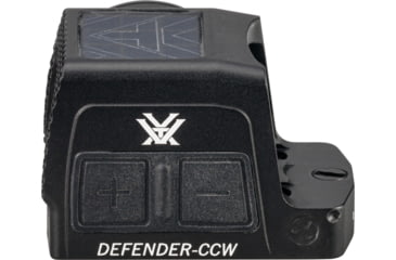 Image of Vortex Defender-CCW Enclosed Solar Micro Prismatic Red Dot Sight, 1x20.2mm, 3 MOA Reticle, Black, DFCCW-MRD3-E
