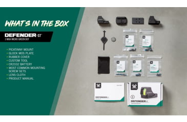 Vortex Defender-ST 1x23mm Reflex Micro Green Dot Sight