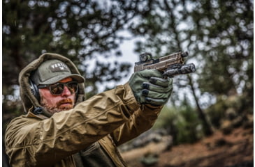 Image of Vortex Defender-ST 1x32mm Enclosed Solar Micro Reflex Red Dot Sight, Green, Black, 1.82in, 1.62 oz., DFST-MGD3-E