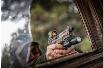 Image of Vortex Defender-ST 1x32mm Enclosed Solar Micro Reflex Red Dot Sight, Green, Red, Tan, 1.82in, 1.62 oz., DFST-MRD3-E-T