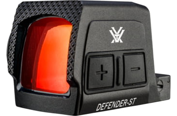 Image of Vortex Defender-ST Enclosed Solar Micro Prismatic Red Dot Sight, 1x22.5mm, 3 MOA Reticle, Black, DFST-MRD3-E