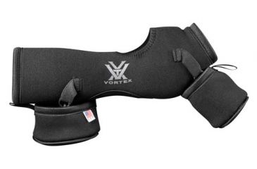 Image of Vortex Diamondback Black Fitted Case for 60mm Scope Case Angled D-60