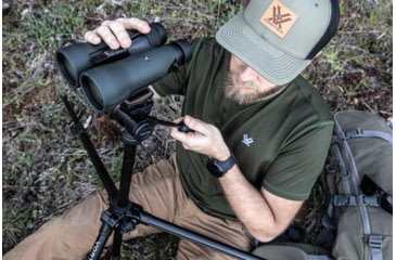 Image of Vortex Diamondback HD 15x56mm Binocular, Roof, Rubber, Green, DB-218