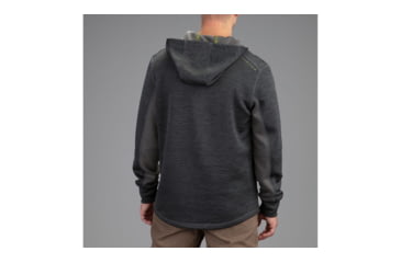 Image of Vortex Frontier Limits 1/4 Zip Hoodie Pullover - Mens, Grey Heather, Large, 220-17-GHTL