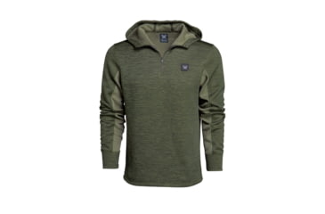 Image of Vortex Frontier Limits 1/4 Zip Hoodie Pullover - Mens, Mayfly, Large, 220-17-MFYL