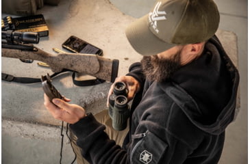 Image of EDEMO Vortex Fury HD 5000 10x42mm Laser Rangefinding Roof Prism Binocular w/AB, Rubber, Green, 8.125x5x5.8, LRF302, EDEMO1