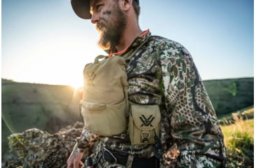 Image of Vortex GlassPak Pro Binocular Harness, Tan, Small, P600-S