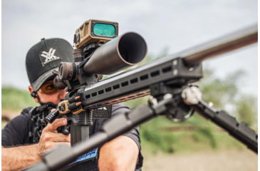 Image of Vortex Impact 4000 Ballistic Rail-Mounted Laser Rangefinder, Tan, 15.25x11.75x14.75, LRF-IMP4000