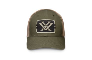 Image of Vortex Men's Boxed Logo Cap, Olive 219085-OLV