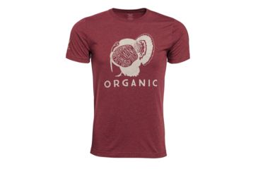 Image of Vortex Men's Organic Turkey Tee, Red Heather, L 119036-TUR-L