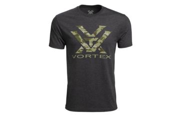 Image of Vortex Men's SS Camo Tee, Charcoal Heather, L 119043-CHH-L