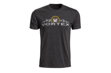 Image of Vortex Men's SS Coffee Mountain Tee, Charcoal Heather, M 219059-CHH-M