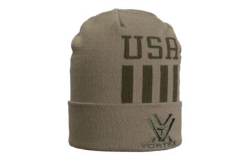 Image of Vortex Men's USA Knit Cap, Olive 219110-OLV