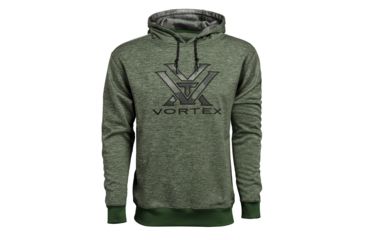 Image of Vortex Mens Performance Hoodie, Moss Heather Camo, L 219040-MOH-L