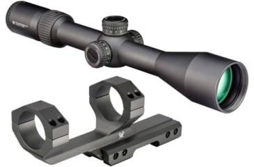 Image of Vortex OPMOD Diamondback Tactical 4-16x44mm Rifle Scope, 30mm Tube, First Focal Plane, Vortex OPMOD Sport Cantilever Riflescope 2in Offset Mount, 30mm