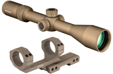Image of Vortex OPMOD Diamondback Tactical 4-16x44mm Rifle Scope, 30mm Tube, First Focal Plane, Vortex OPMOD Sport Cantilever Riflescope 2in Offset Mount, 30mm
