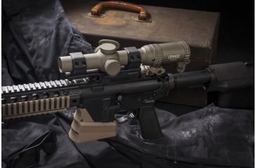 Image of Vortex OPMOD Strike Eagle Limited Edition Rifle Scope, 1-6x24mm, 30 mm Tube, Second Focal Plane, AR-BDC Reticle, Hard Anodized, Tan, SE-1624-OP