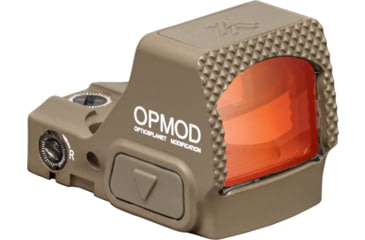 Image of Vortex Optics OPMOD Defender-ST 1x Reflex Micro Red Dot, 6 MOA Dot, Tan, 843829145855